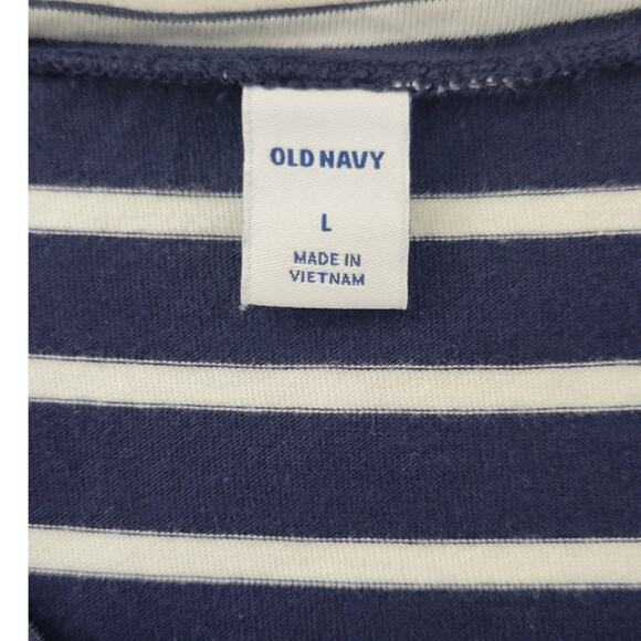 Old Navy Dress Womens Large Stiped Casual Nautical Beach Simple Minimal Maxi - Picture 5 of 5